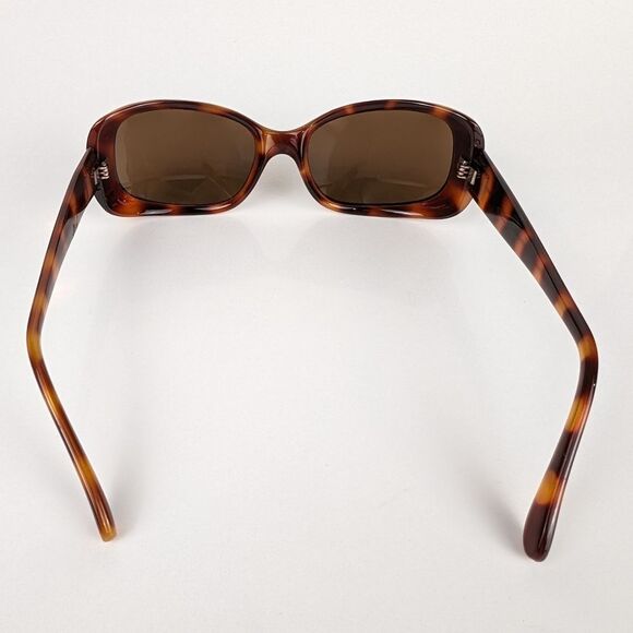 Oscar De La Renta Tortoise Shell Sunglasses Brown Plastic Full Rim - Picture 9 of 9